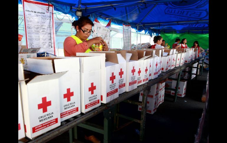 El Estado ha reunido despensas para afectados de fenómenos como el terremoto en Haití y las inundaciones en Tabasco en 2008.  /