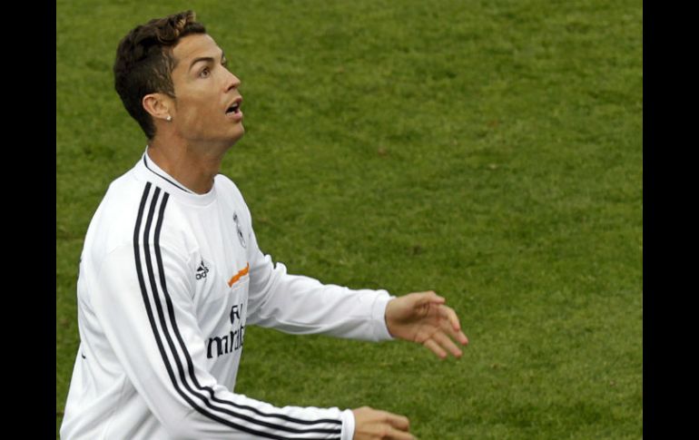 Cristiano Ronaldo fue alabado por su entrenador en el Real Madrid, Carlo Ancelotti. EFE /