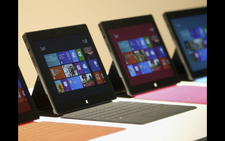 Surface Tablet de Microsoft en 2012. ARCHIVO /