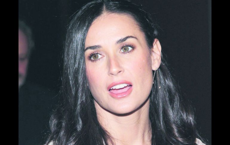 Las cosas no han ido bien para Demi Moore, en particular desde su rompimiento con Ashton Kutcher. ESPECIAL /