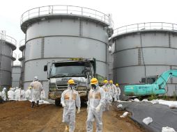 La fuga en uno de los contenedores permitía el paso de unas 300 toneladas de agua muy radiactiva. ARCHIVO /