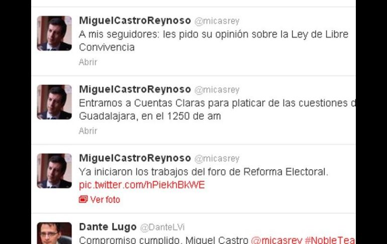 Castro Reynoso llamó a los inconformes a exponer sus puntos de vistas sin incurrir en ofensas. ESPECIAL /