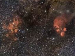 La Nebulosa de la Pata de Gato (d) es vista gracias al telescopio Atacama Pahfinder. ESPECIAL /