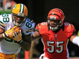 Vontaze Burfict (55) fue el jugador más castigado tras la semana tres de la NFL. AP /