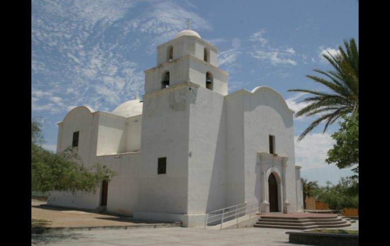 El INAH en coordinación con la Sedesol, restauran el templo de Ónavas, Sonora. ESPECIAL /