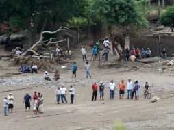 Changata, Guerrero. Los habitantes del municipio se encuentran incomunicados debido a la creciente del río Balsas. ARCHIVO /