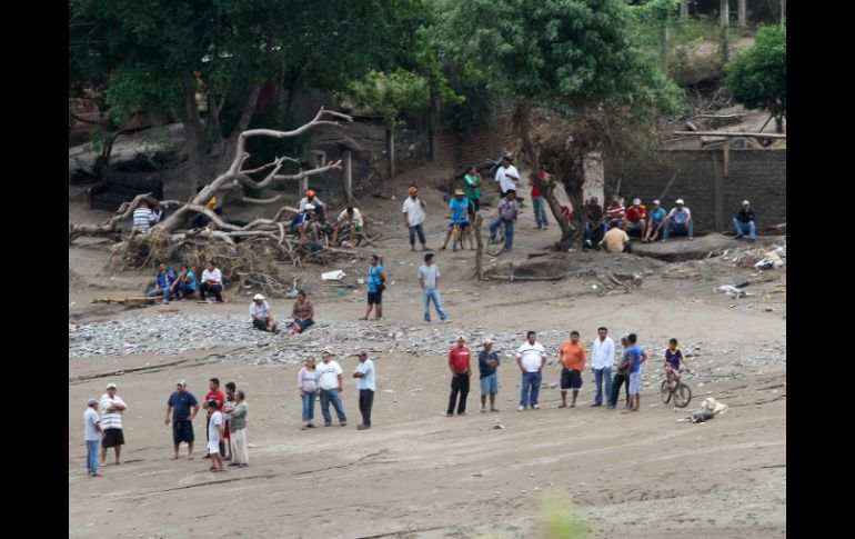 Changata, Guerrero. Los habitantes del municipio se encuentran incomunicados debido a la creciente del río Balsas. ARCHIVO /