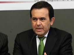 Ildefonso Guajardo comparece en las instalaciones de la Cámara Alta. SUN /