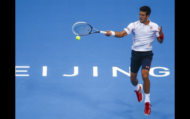 Novak luchará por mantenerse una semana más en la cima del tenis. EFE /