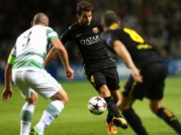 Fábregas es el autor del gol del equipo catalán. AFP /