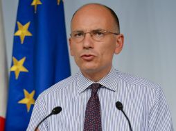 Letta acudirá mañana al Parlamento con su Gobierno en pleno para pedir que le renueve el apoyo al Ejecutivo de coalición. ARCHIVO /