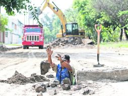 Inicio de Obras de pavimentación en Normalistas. La comuna tapatía gestiona más recursos con la Federación para emprender más acciones. EL INFORMADOR /