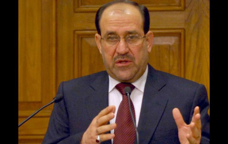 Al Maliki, hizo hincapié en la importancia de poner fin a las fuentes del terrorismo. ARCHIVO /