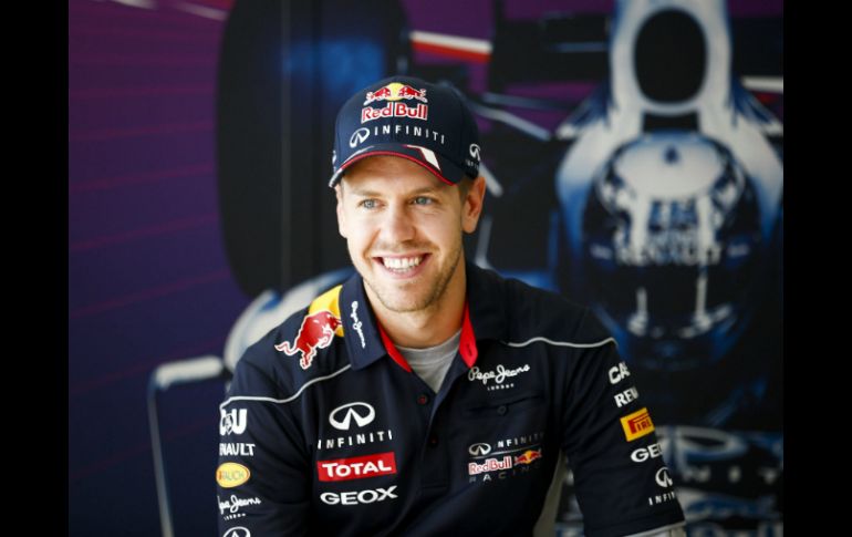 El piloto alemán de Fórmula Uno Sebastian Vettel, de la escudería Red Bull. EFE /