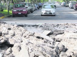 Cambio de superficie. Rehabilitación de Avenida Normalistas en la Colonia Jardines Alcalde. EL INFORMADOR /