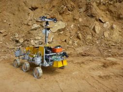 El prototipo del vehículo ExoMars de seis ruedas será probado junto con otros instrumentos científicos. ESPECIAL /