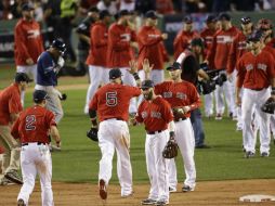 Boston se repuso de una desventaja de 2-0 para apalear a la novena de Tampa Bay. AP /