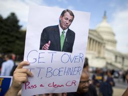 John Boehner. Según la firma Moody´s, si el paro parcial llega a tres semanas, el costo económico podría llegar a los 55 mmd. AP /