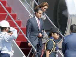 El Presidente Peña Nieto arribó esta mañana a Indonesia para participar en una reunión de líderes Económicos. EFE /