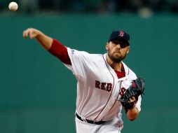 El ganador de este partido fue John Lackey (1-0) AFP /