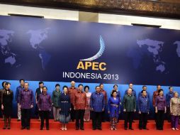 La foto oficial de los líderes en la reunión del Foro de Cooperación Económica Asia-Pacífico. EFE /