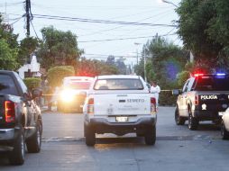 En la escena del crimen fueron encontrados 15 casquillos.  /