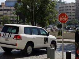 Un grupo pequeño de expertos ya se encuentran en el Siria para continuar con el proceso de desarme nuclear. AFP /