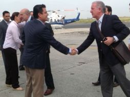 Encuentro del director general de CONAFOR con el Gobernador de Jalisco Aristóteles Sandoval. EL INFORMADOR /