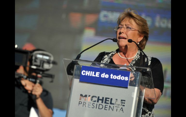 La candidata presidencial de la Nueva Mayoría, Michelle Bachelet. AFP /