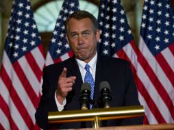 John Boehner asegura que Obama sólo busca una ''rendición incondicional'' de los republicanos.  /