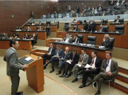 Líderes empresariales y banqueros participan en los foros por la reforma energética en el Senado. NTX /