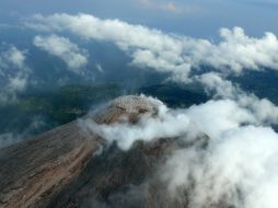 El Volcán de Colima se encuentra en actividad cotidiana. ESPECIAL /