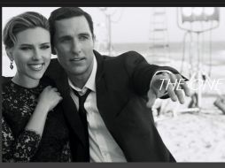 Scarlett Johansson y Matthew McConaughey ya eran imagen de la casa de modas por separdo; ahora los vemos juntos. ESPECIAL /