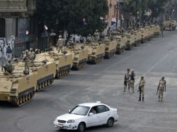 El ejército egipcio dejará de recibir equipo militar por parte de las autoridades estadounidenses. ARCHIVO /