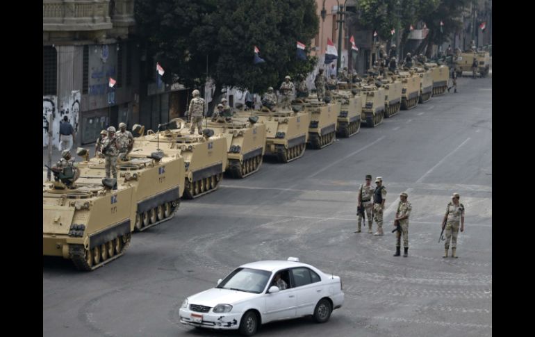 El ejército egipcio dejará de recibir equipo militar por parte de las autoridades estadounidenses. ARCHIVO /