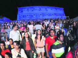 Atracciones masivas, como un concierto de la banda El Recodo en la Alóndiga de Granaditas, son las que busca la dirección del festival. NTX /