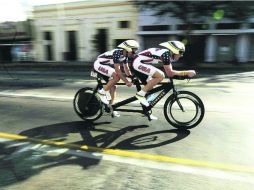 Ciclistas estadounidenses. Para este encuentro se esperan la llegada de 300 participantes originarios de 22 países. MEXSPORT /