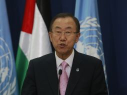 Ban Ki-moon, destacó que la concesión del Nobel de la Paz se haya producido 50 días después del ataque con armas químicas en Siria. ARCHIVO /