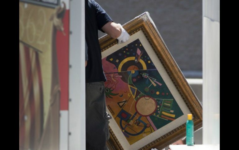 La estrella de la colección es una pintura de Kandinsky de 1911 valuada en 25 millones de dólares. ARCHIVO /