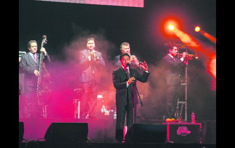 Noche de recuerdos. La Sonora Santanera interpretó sus grandes éxitos.  /