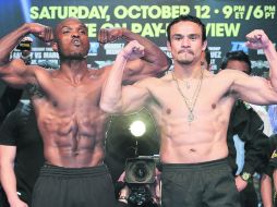 Tim Bradley marcó 146 libras sobre la báscula, mientras que Juan Manuel Márquez registró 144.5. AP /