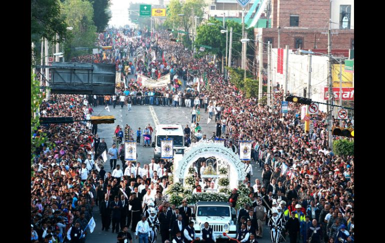 Hasta 500 mil personas más acudieron a la Romería, a comparación con el año anterior.  /