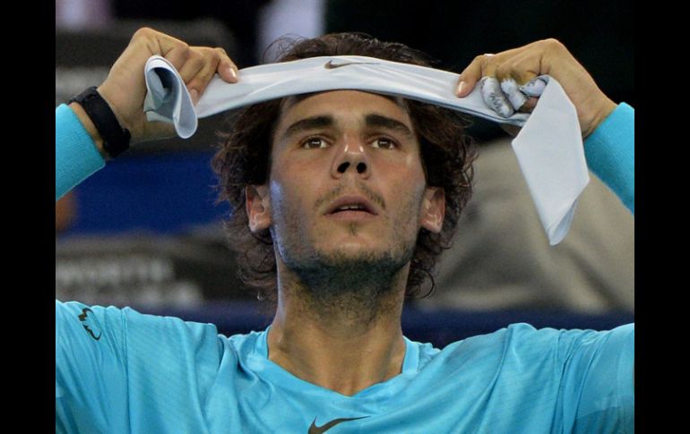 El número uno del ranking mundial, Rafael Nada, no irá a la final el Masters 1000 de Shanghai. AFP /