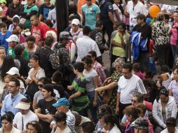 Luego de que los asistentes a la Romería comenzaran a retirarse, la basura comenzó a mostrarse.  /