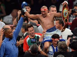 Salido recuperó el cetro que perdió ante Mikey García. AFP /