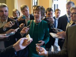 Susan Collins, senadora republicana, presentó una propuesta alternativa, pero tampoco tuvo éxito. AP /