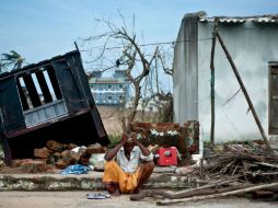 Casi un millón de personas fueron evacuadas de la costa, 870 mil en Orissa y más de 100 mil en el vecino estado de Andhra Pradesh. AFP /