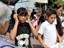 Acudirán a los planteles para que especialistas revisen a los pequeños. ARCHIVO /