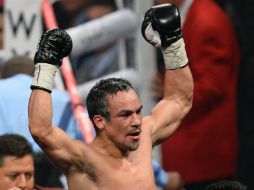 Juan Manuel no cree que haya sido superado en el ring. AFP /