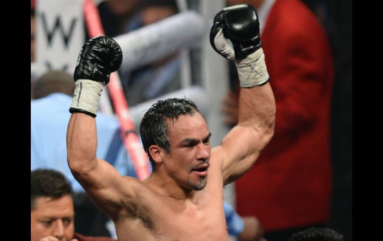 Juan Manuel no cree que haya sido superado en el ring. AFP /